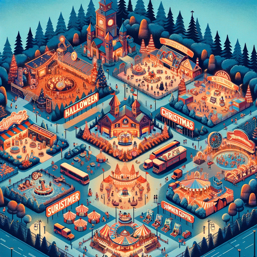 Seasonal events at the park